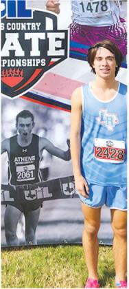 Lumberton Raider Gaige Gordey was the district 19-4A cross country individual champion, and qualified for the State Meet earlier this month. He was one out of 150 students throughout the state who qualified to be in the state competition. Courtesy photo